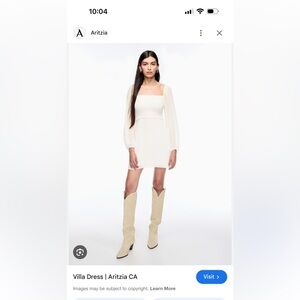 Wilfred Villa Dress in Light Birch size Small